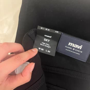 Mavi Online Siparişte Alarmlı Pantolon İçin Değişim Talebi