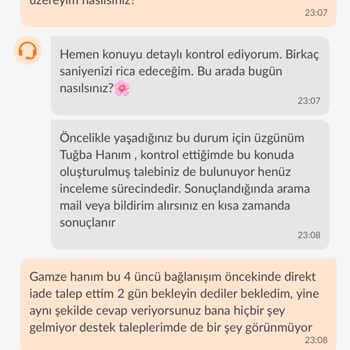 Sipariş Teslimatı Gecikmesi Ve Tam İade Talebi
