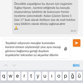 Sipariş Teslimatı Gecikmesi Ve Tam İade Talebi