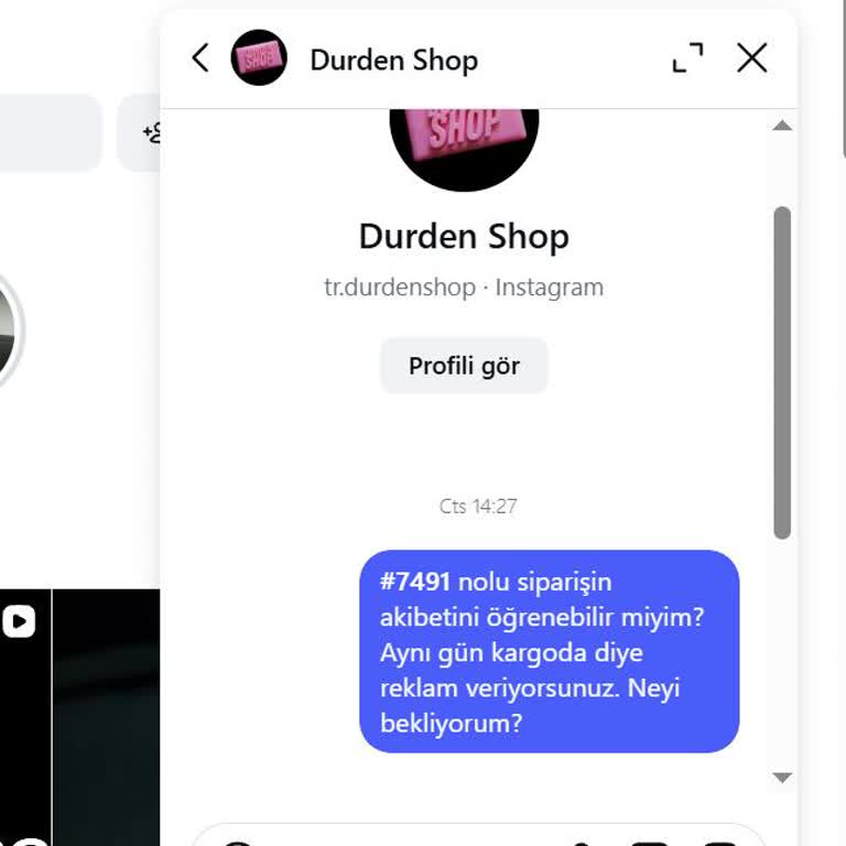 Aynı Gün Kargo Vaadi İhlali Ve İletişimsizlik Nedeniyle Sipariş İptali Ve İade Talebi