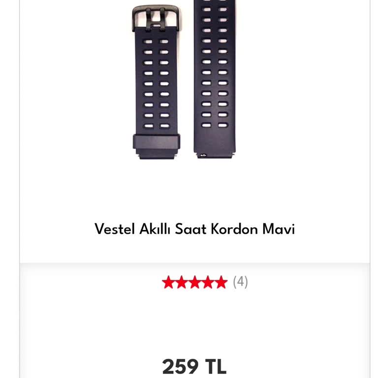 Kordon Sorunu: Vestel Akıllı Saatte Yedek Parça Temini İmkansız