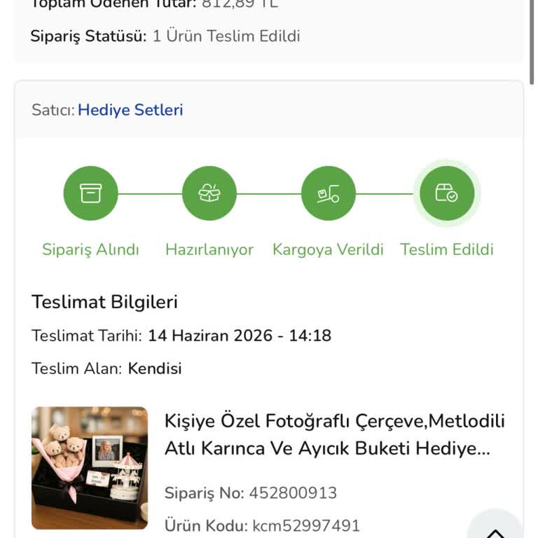 Çiçek Sepeti Eski Adrese Yanlış Teslimat Ve Adres Değişikliği İhmal Edildi