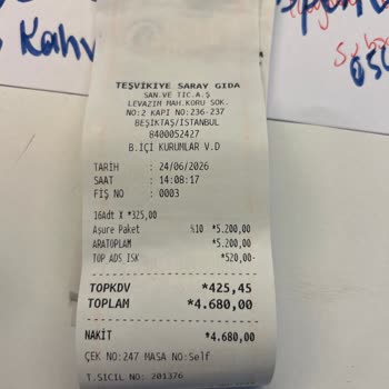 Saray Muhallebicisi Aşure Kalitesinde Çöküş Ve Ücret İadesi İsteği