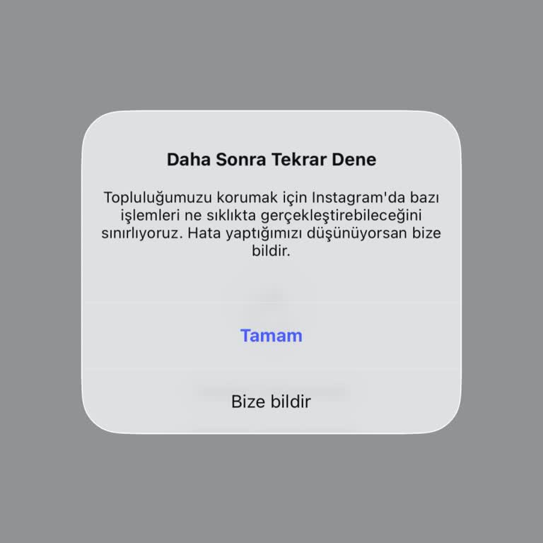 Instagram Bildirim Ve Mesaj Kısıtlaması Hakkında Haksız Uygulama Şikayeti