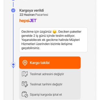 1400 TL’lik Siparişim Transfer Merkezinde Kilitlendi, Acil Teslimat Veya Tam İade Talebi