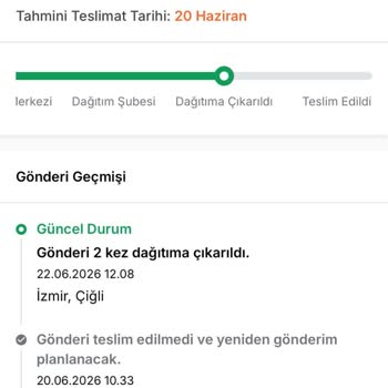Kargom Şubede Bekliyor Ve Adrese Teslim Edilmesini İstiyorum