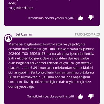 TurkNet 100 Mbps İnternet Kesintisi Ve 3000 TL Mobil Veri Masrafı İçin Mağduriyet