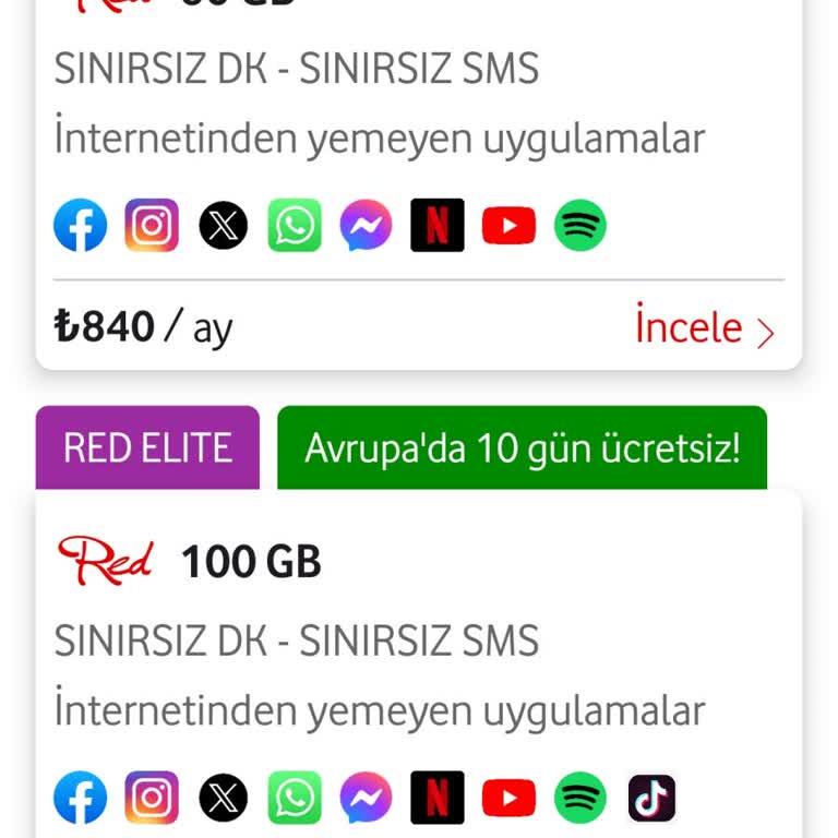 Yetersiz 5 GB Tarife Ve Aşırı Ücret, Sadakatimin Göz Ardı Edilmesi