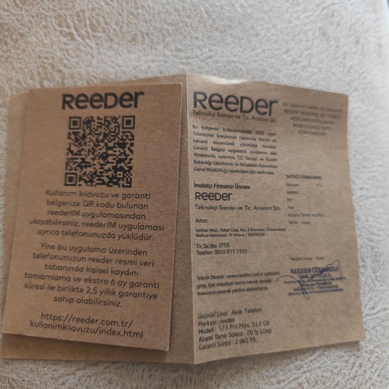 Reeder S23 Pro Max’te Sürekli Sistem Hataları Ve İade Talebi