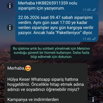 Hülya Keser Giyim’in Aynı Gün Kargo Sözünü Tutmaması Düğün Elbisesi Gecikti