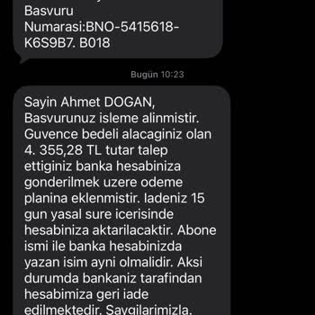 Abonelik Güvence Bedeli İadesi 19 Gün Gecikiyor