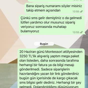Sipariş Ve Kargo Bilgileri Gelmediği İçin İptal Ve İade Talebi
