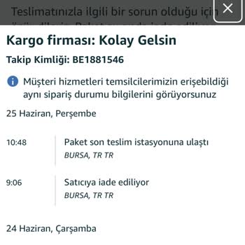 Amazon Ve Kolay Gelsin’in Yanıltıcı İade İşlemi Ve Teslimatsız Sipariş Şikayeti