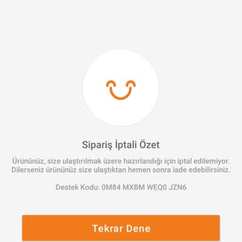 Sipariş İptali Engellendi, Müşteri Mağduriyeti Ve İade Talebi
