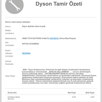 Dyson Airwrap Sürekli Arızalanıyor Ve Servis İade Talebimi Görmezden Geliyor