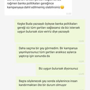 Kampanya Şartlarını Yerine Getirsem De Faizsiz Nakit Avansım Red Edildi