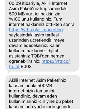 İzinsiz Ek İnternet Paketi Ve 390 TL Fatura Şikayeti