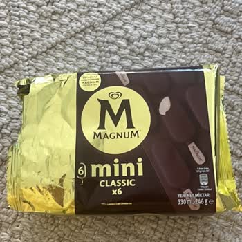 Magnum Mini Classic Pakette Boş Çubuk Ve Eksik Dondurma