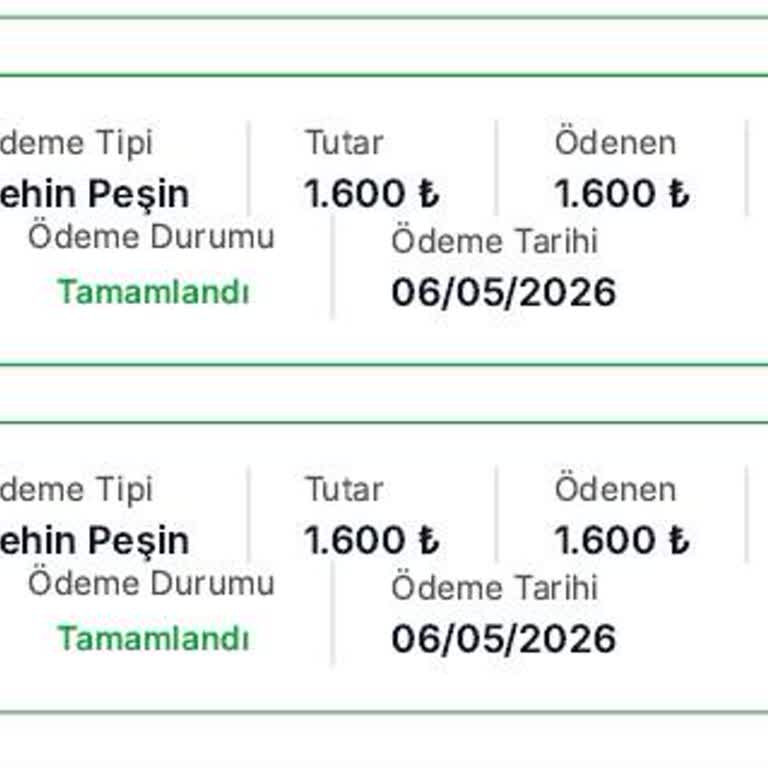 Sistemde Çift Görünen Rehin Bedeli Ve Yanlış Ödeme Bildirimi