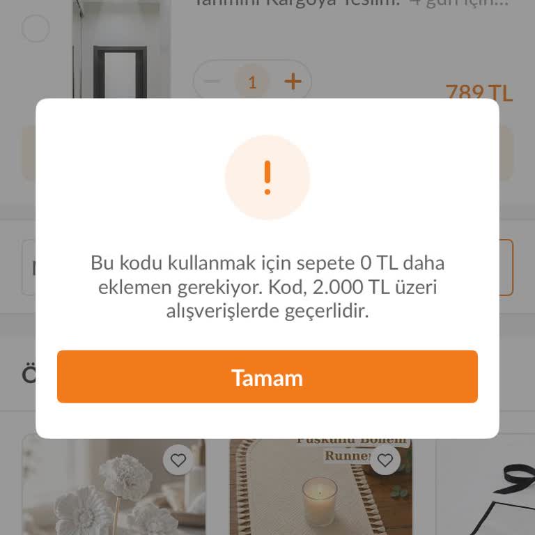 Kupon Şartlarını Karşıladığıma Rağmen İndirim Uygulanmıyor