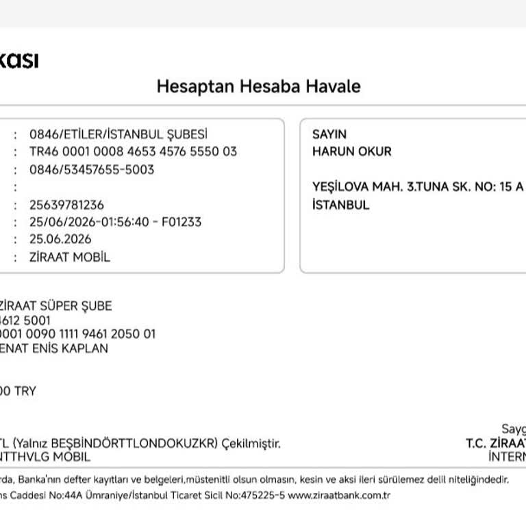 5000 TL Transferim Hesaba Yansımadı Ve Müşteri Hizmetlerine Ulaşamıyorum