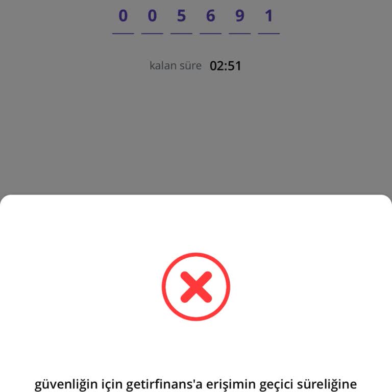 Getirfinans Erişim Kesintisi Ve İade Edilmemiş 2.694 TL İçin Açıklama Talebi