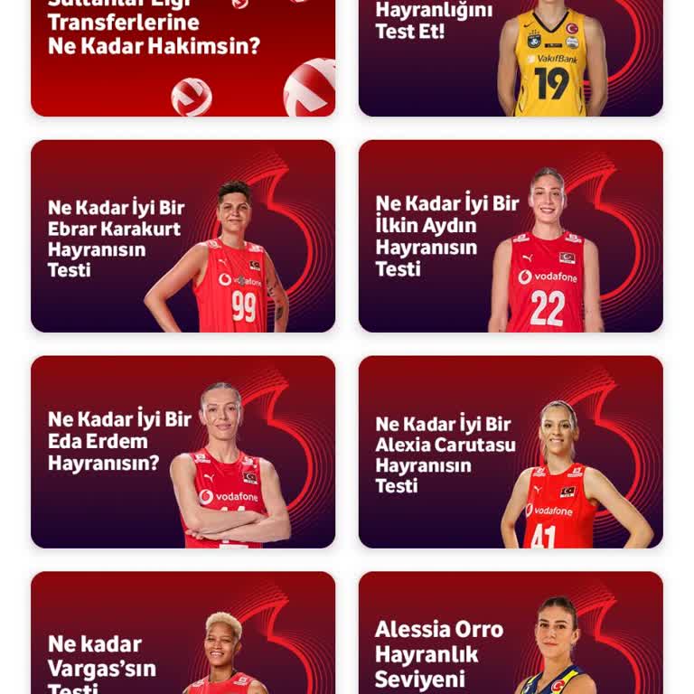 Voleybol Quiz 5 GB Kampanyasına Katılamama Ve Sürekli Test Kullanıma Açık Değildir Hatası