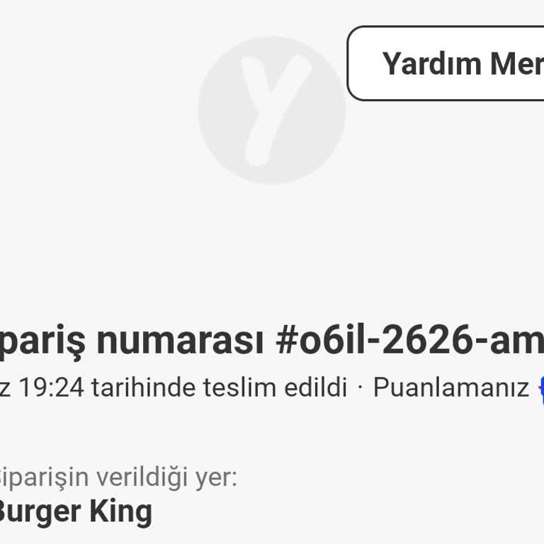 Rize Burger King Şubesinde Kurye Tarafından Küfürlü Davranış