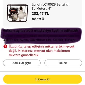 Prime Üyeliği İndirim Kampanyalarında Ödeme Hatası Yaşadım