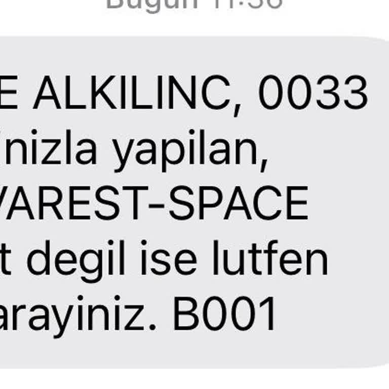 Varest Space Tarafından İzinsiz Çekilen 1190 TL Ücretin Hemen İadesi Gerekiyor
