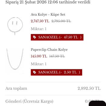 Atelier Duygu Takı Setinde Renk Atması Ve Müşteri Hizmetleri İletişim Sorunu