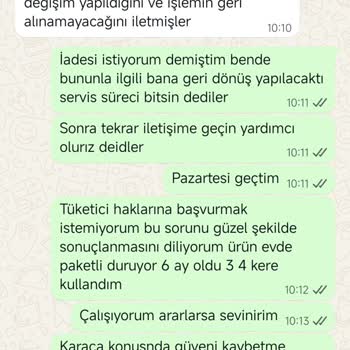 Karaca Kahve Makinesinin Su Sızdırması Ve İade Talebinin Reddedilmesi