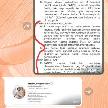 Cayma Hakkı İhlali Ve Sipariş Bilgi Eksikliği