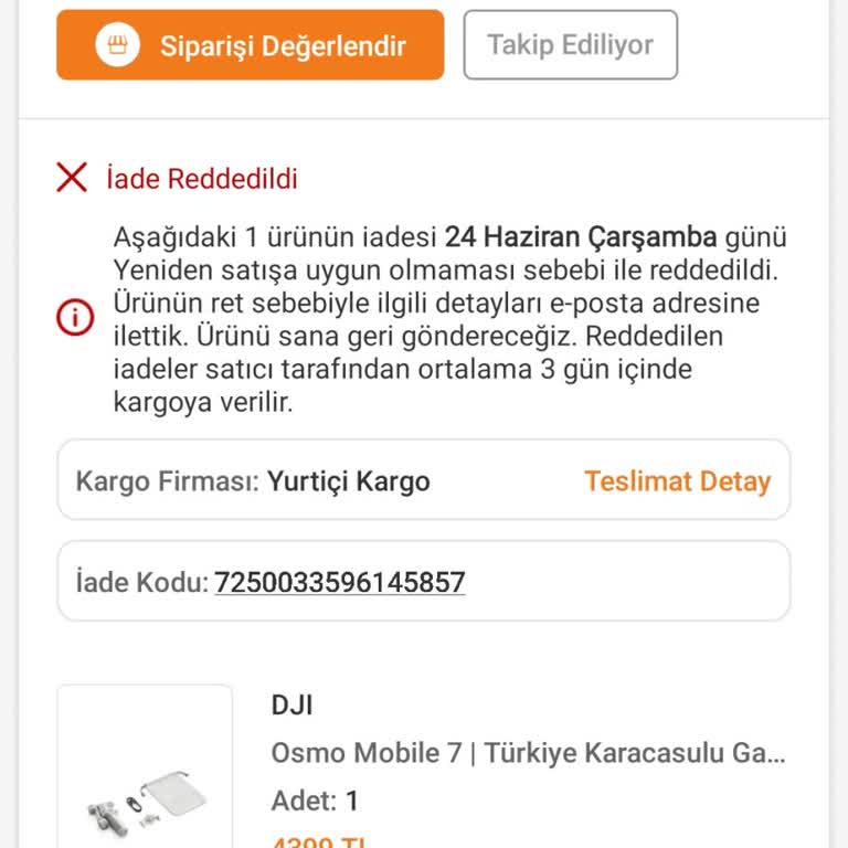 İadenin Geri Çekilmesi Ve Fatura Sorunu Nedeniyle Haksız Mağduriyet