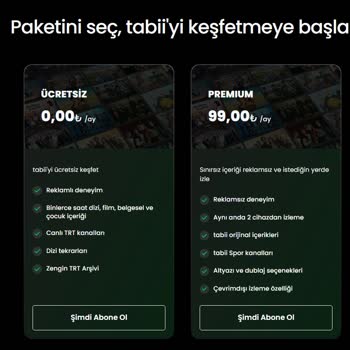 Tabii Premium Üyeliği Giriş Yapamıyor Ve Ücretli Abonelik Sayfasına Yönlendiriliyor