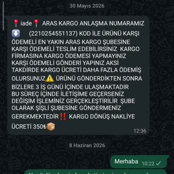 İade Sürecindeki Uzun Bekleyiş Ve Cevapsız İletişim