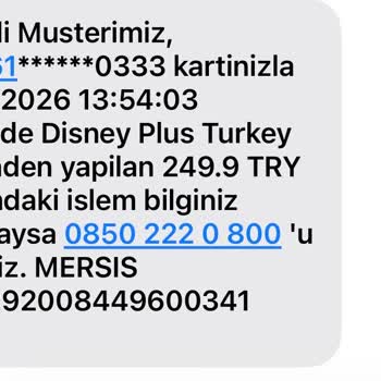 Disney Plus'tan Ücret Alındı Ama İzleme Yapılamıyor Ve İade Talep Ediyorum