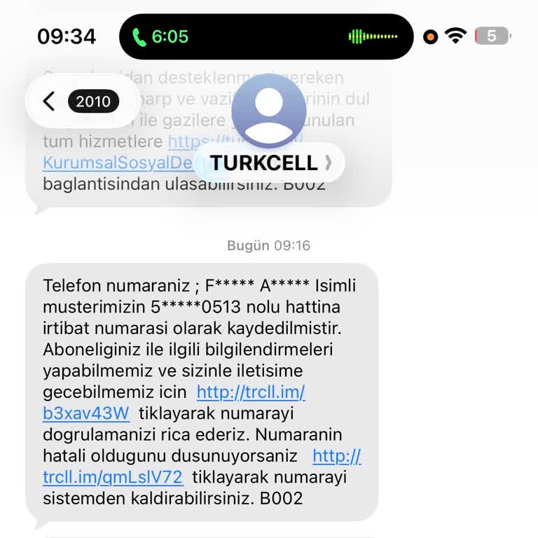 Turkcell Kurumsal Hattım İzinsiz İrtibat Numarası Olarak Kullanıldı Ve Cevap Alamadım