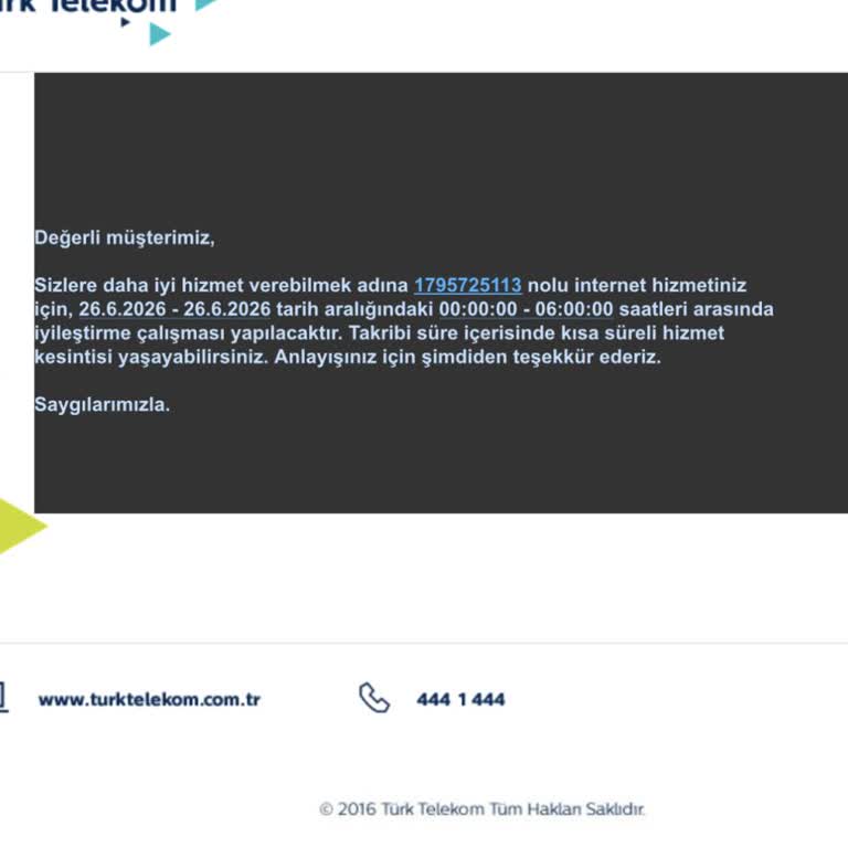 Gece Saatlerinde Tekrarlayan İnternet Kesintileri Ve Telafi Talebi