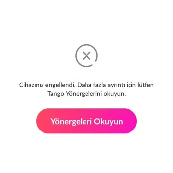 Hesabım Ve Cihazım Açıklama Alınmadan Engellendi