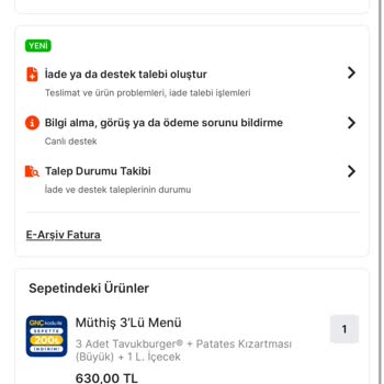 Sipariş Teslim Edilmediği Halde Teslim Edildi Olarak Gösterildi