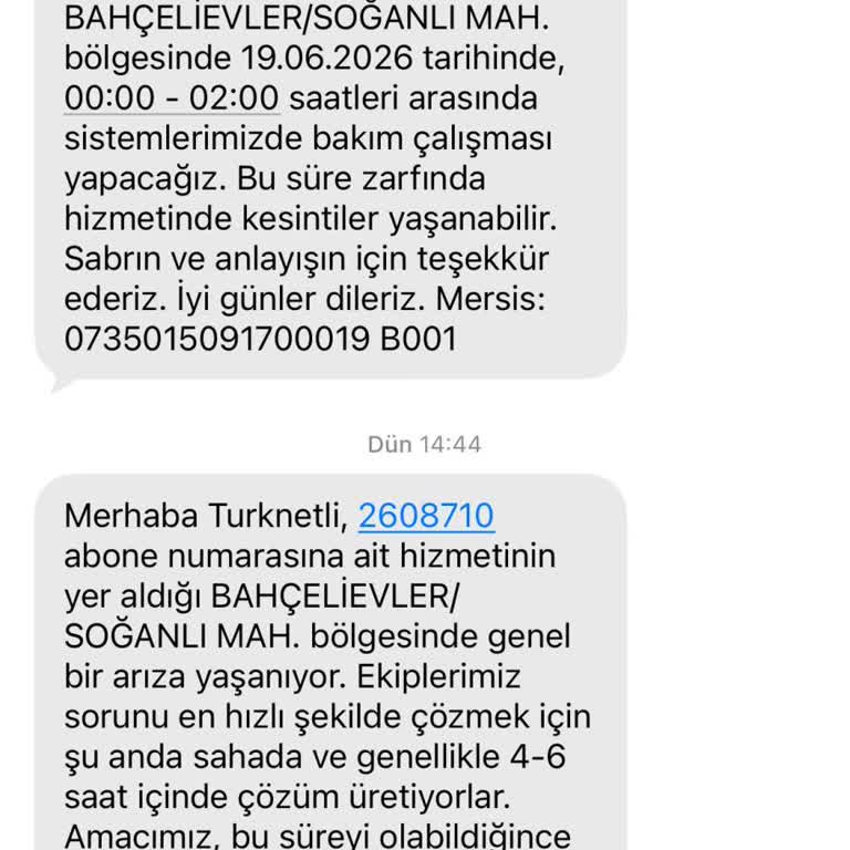 Bölge Arızası Nedeniyle 17 Saat Süren Kesinti Ve Acil Çözüm Talebi