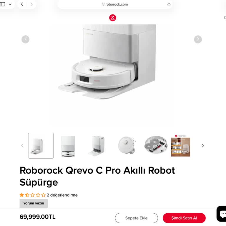 Teslim Edilmemiş Roborock Robot Süpürge: Çelişkili Bilgilendirme