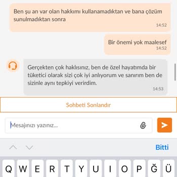İspanyol Paça Pantolon İadesi İçin Kod Yenilenemediği Nedeniyle Hak Kaybı