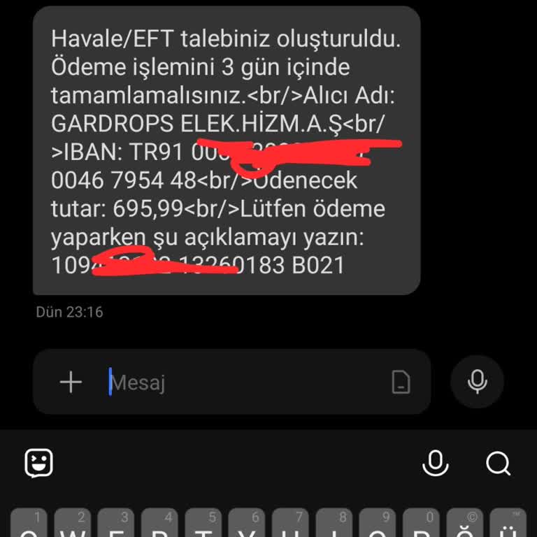 Ödeme Yapıldı Ama Sipariş Oluşmadı Ve İade Talep Ediyorum