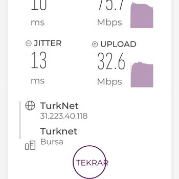 TurkNet’te 1000 Mbps Vaadi Akşam Saatlerinde 15 Mbps’e Düşüyor