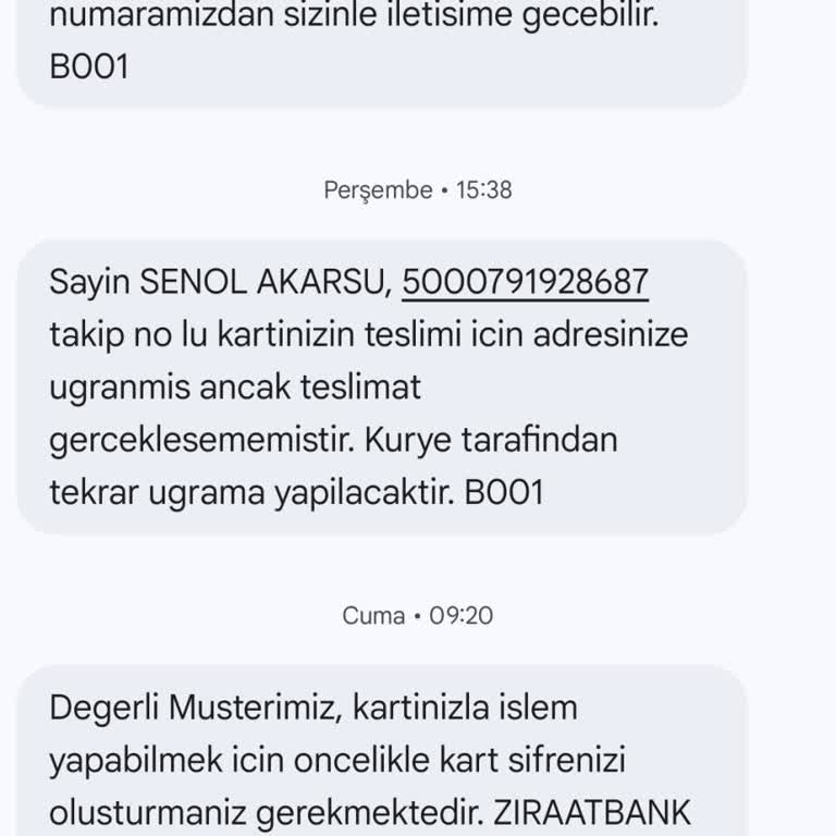 Kredi Kartı Teslimatı Gecikiyor, Müşteri Hizmetleri Yanıt Vermiyor