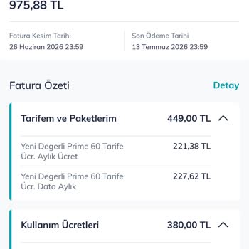 İnternet Paketi Bitmeden Uyarı Yapılmadığı İçin Aşım Ücreti İptali Talebi