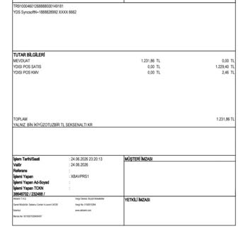 İzinsiz Yurt Dışı POS İşlemi İçin 1.231,86 TL İade Talebi