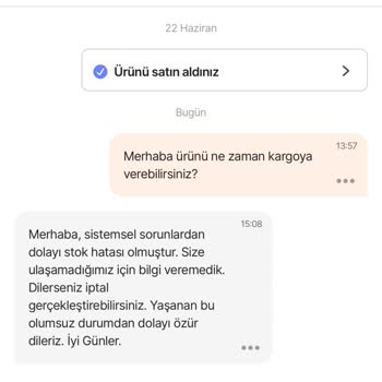 Stok Bahanesiyle Sipariş İptali Ve Ürünün Daha Yüksek Fiyata Tekrar Satışı